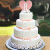 свадебный торт с фигурками