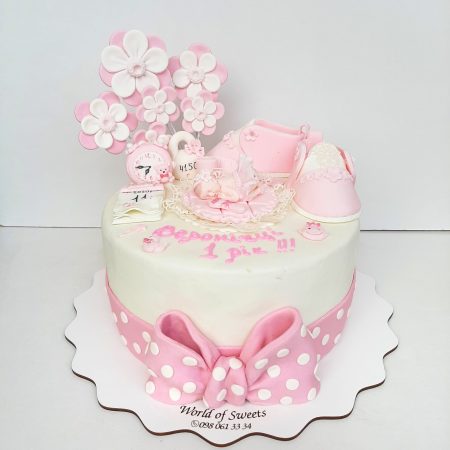 Тортик на годик для девочки