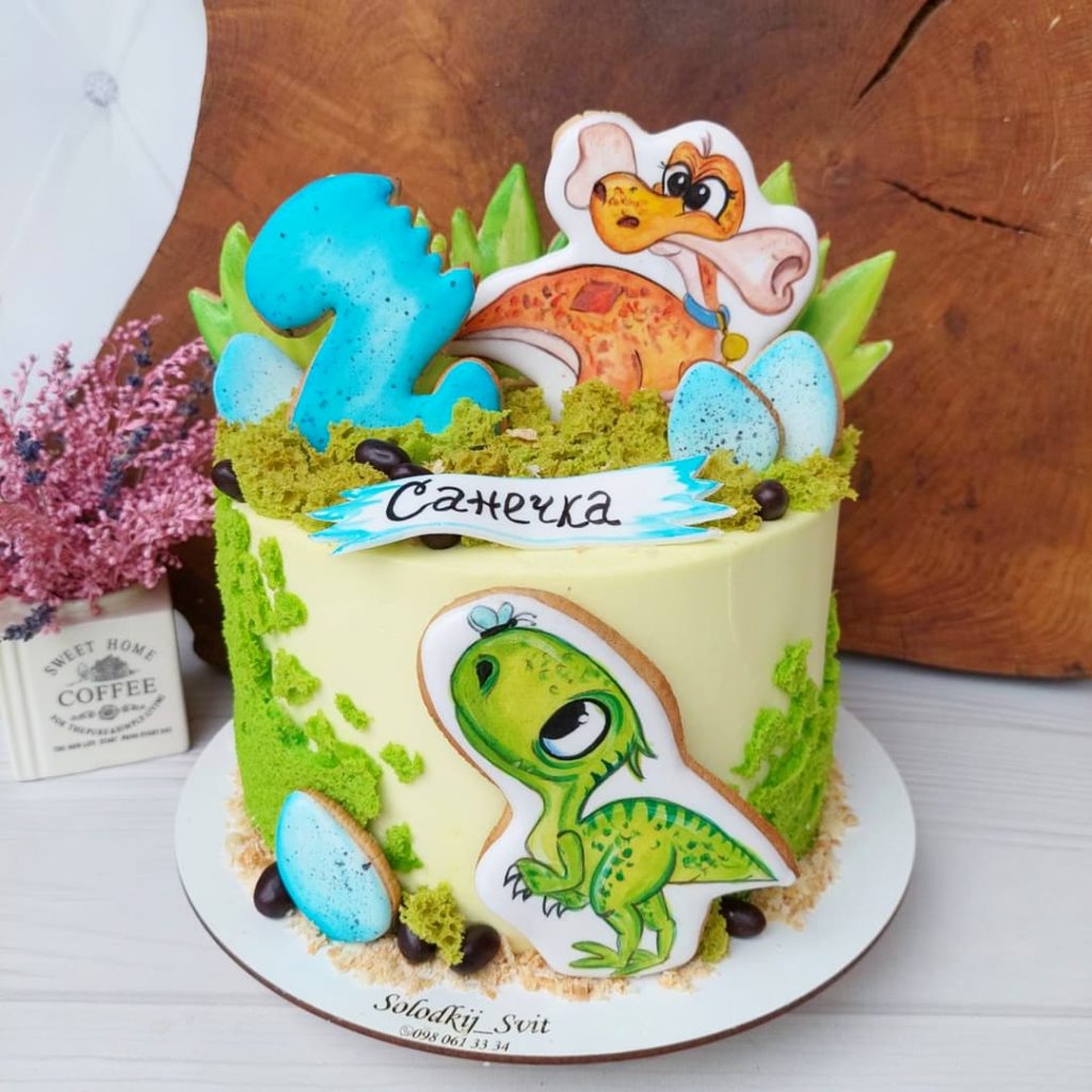 Брахиозавр картинка на торт