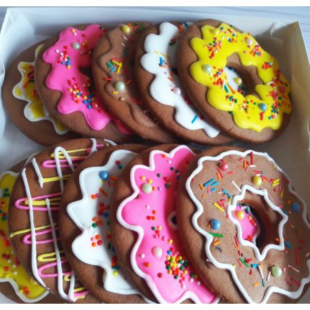 Набор разноцветных пряников "Пончик"