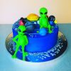 Торт космос с инопланетянами