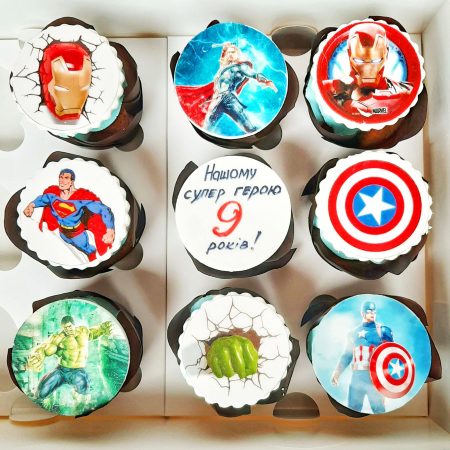 Марвел капкейки