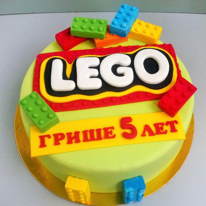 Лего дупло торт