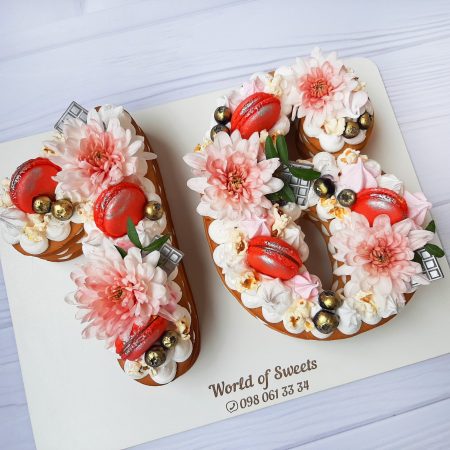 Торт цифра 16