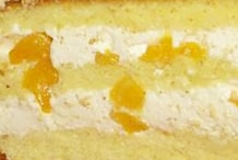 начинка белый бисквит с персиком