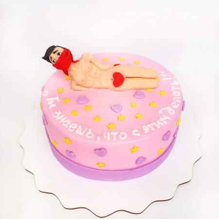 Торт для девичника с приколом