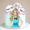 Торт в стиле поп арт для девушки