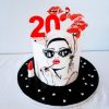 Торт поп арт на 20 лет