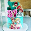 Торт поп арт для девушки на 30 лет