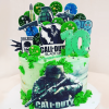 Торт Call of Duty из крема