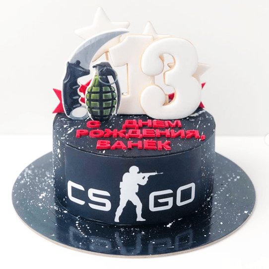 Торт кс го с пряниами