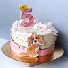 Детский торт с собачкой