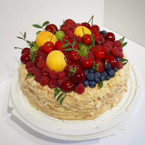 Украшение торта Наполеон (61 фото)