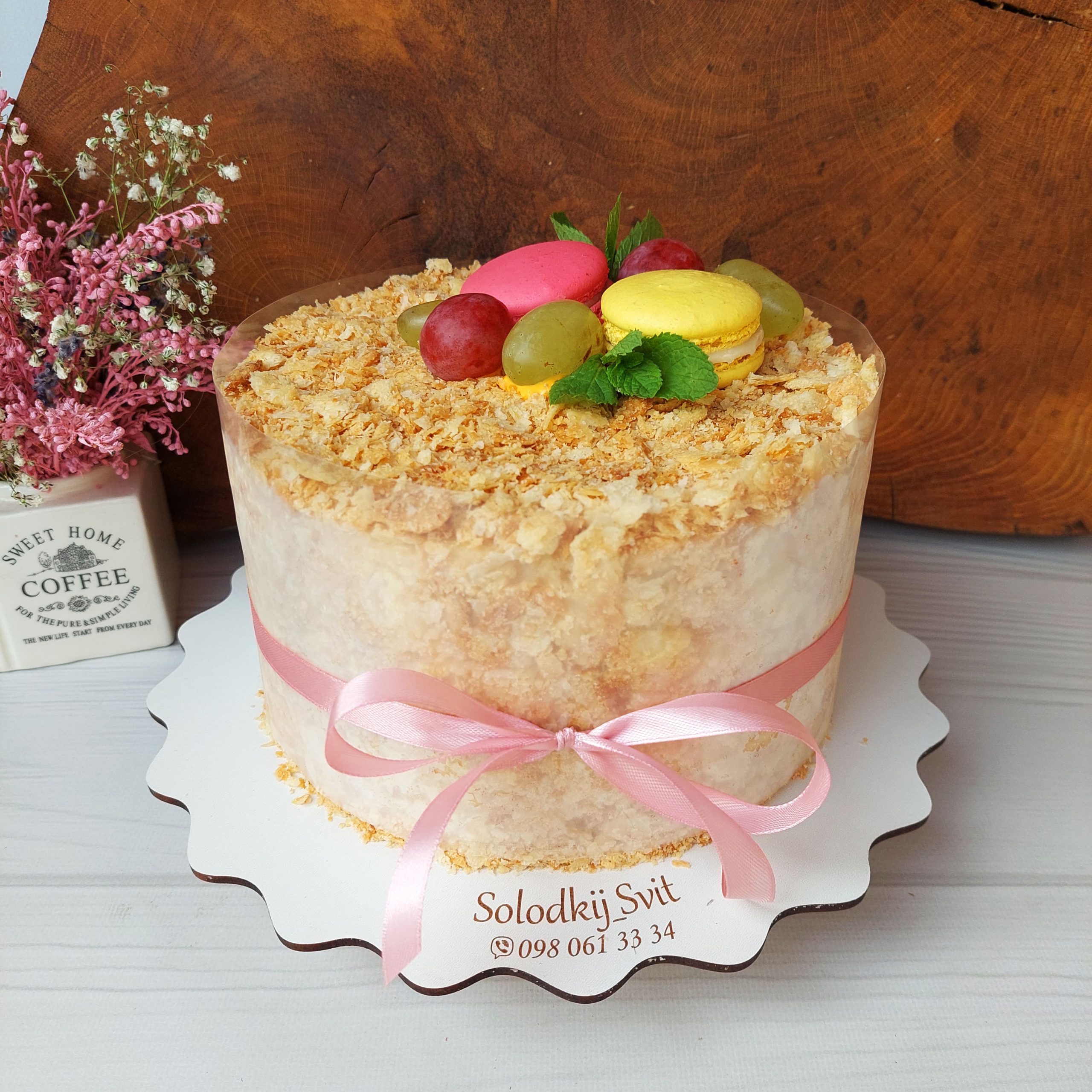 Торт наполеон с заварным кремом