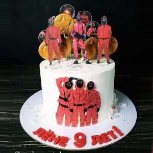 Торты игра в кальмара фотопечать